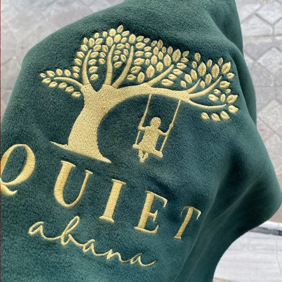 Logo Nakışlı Renkli polar sallar