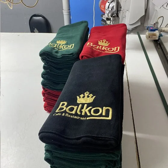 Çoban Dikişli Antrasit Renkli polar sal